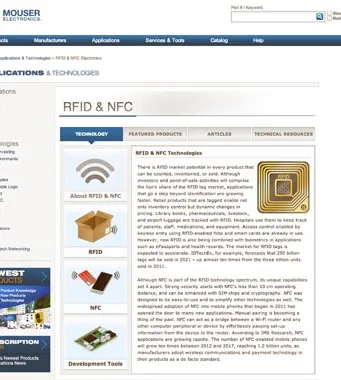 Tecnologías RFID y NFC en la web