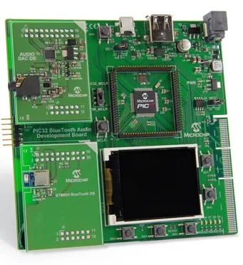 Kit de desarrollo de audio Bluetooth PIC32