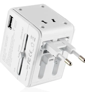 Router Wi-Fi con adaptador y cargador