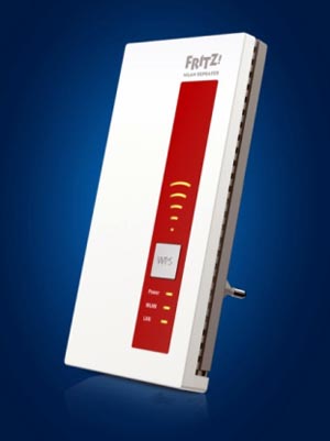 Repetidor FRITZ!WLAN 1750E a 2.4 y 5 GHz
