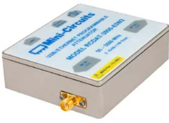 Atenuador programable USB a Ethernet de hasta 2 W