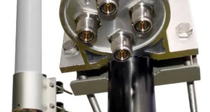 Antena quad-MIMO de polaridad dual