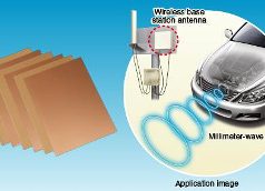 Material para tarjetas con antenas