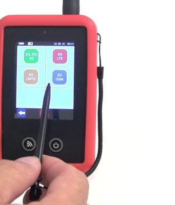 Analizador de señales de radio GSM y 2G/3G/4G