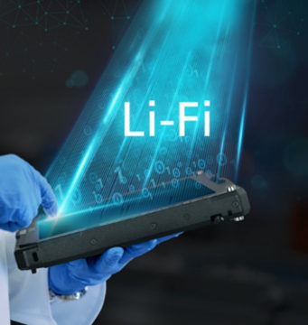 Tecnología LiFi integrada para informática móvil robusta