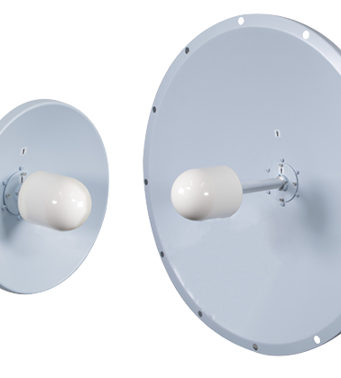 Antenas parabólicas de 3,5 GHz con diseño robusto