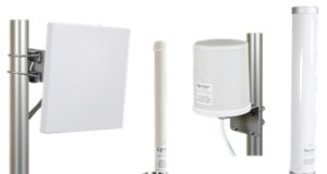 Antenas omnidireccionales y de panel plano para Wi-Fi 6