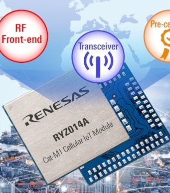 RYZ014A Módulo LTE CAT-M1 para proyectos IoT móvil