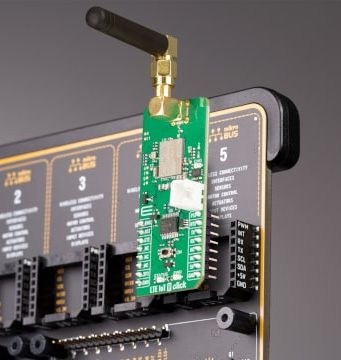 Placa para pequeños dispositivos Click LTE IoT 8