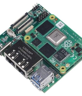 Placa portadora Gigabit dual para Raspberry Pi CM4