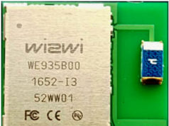 WE935B00 Módulo WiFi a 2,4 GHz con antena integrada