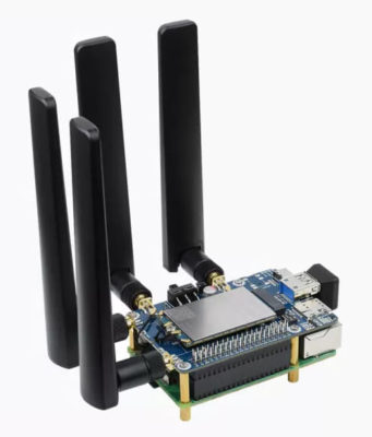 HAT RBPi con módulo 5G RM500U-CN