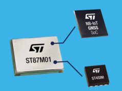 ST87M01 Módulos industriales NB-IoT de bajo consumo con diseño ultracompacto