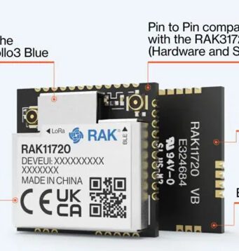Módulo LoRaWAN+BLE RAK11720