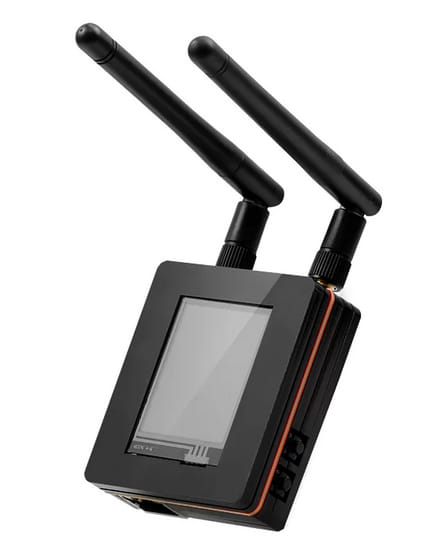 Módulo gateway LoRaWAN ESP32 CRT01262M con pantalla LCD de 1,8”