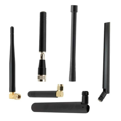 Antenas rubber duck y de estilo whip para diversas aplicaciones