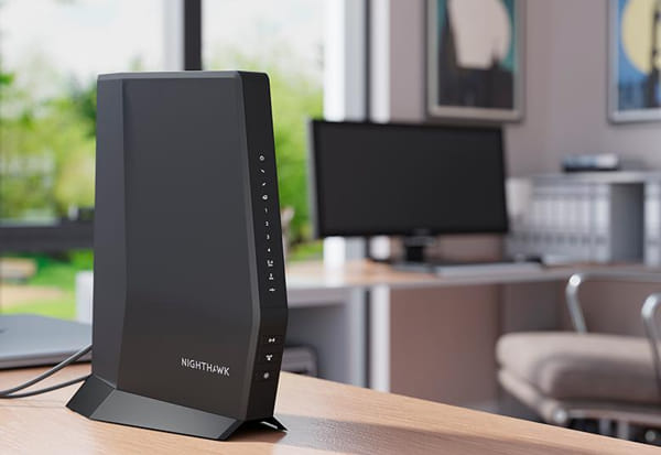 Combo módem de cable y router Wi-Fi 6 Nighthawk AX6