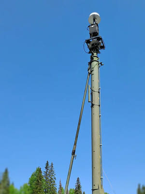 ADFA Antena RDF con polarización vertical para múltiples aplicaciones
