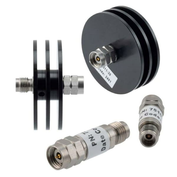 Atenuadores fijos de RF de alta potencia con conectores de 2,4 mm