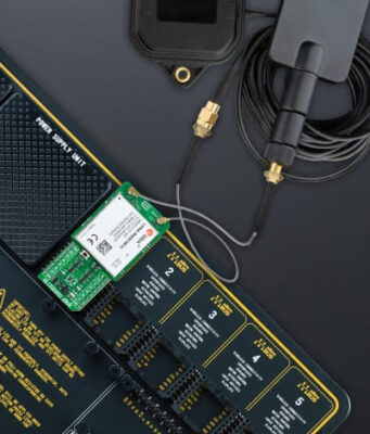 Click Tarjeta 4G LTE y GNSS con módulo LENA-R8 para IoT