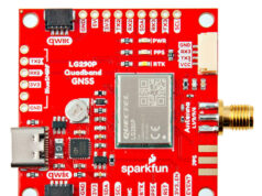 Tarjeta breakout GNSS RTK Quadband con módulo LG290P
