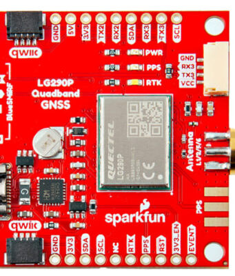 Tarjeta breakout GNSS RTK Quadband con módulo LG290P