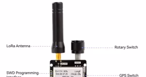 Transceptor LoRa Thinknode M1 con pantalla y GPS