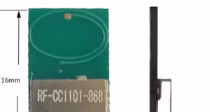 Módulo RF C1101 con antena PCB de bajo consumo
