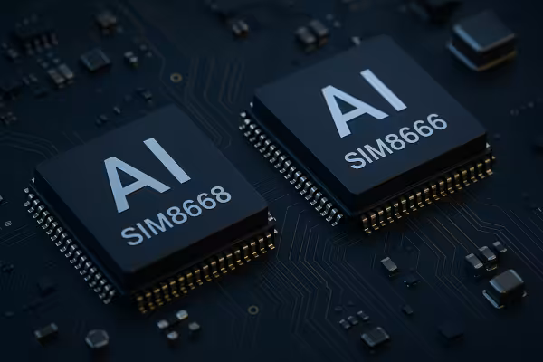 Módulos AI de bajo consumo SIM8668 y SIM8666
