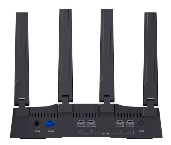 Router WiFi 7 tribanda GL-BE9300 con 5 puertos 2.5GbE