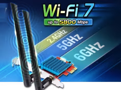 Adaptador PCIe Wi-Fi 7 tribanda WTL-5800BE