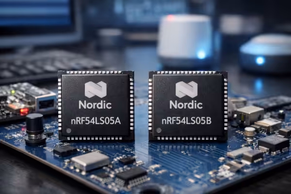 SoC Bluetooth LE nRF54LS05A de ultrabajo consumo